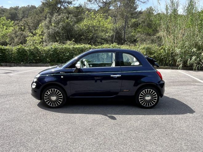 Fiat 500 CABRIO Riva 1.2 8v 69ch Bleu Fonc� M�tallis� de 2017