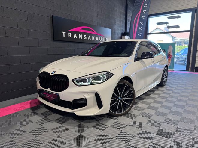 BMW Serie 1 F40 118d 150 ch BVA8 M Sport / Harman Ka Blanc de 2020