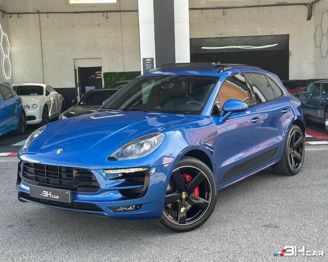 Porsche Macan TURBO / 3.6L 400cv / PDK / FULL OPTIONS  Bleu de 2015