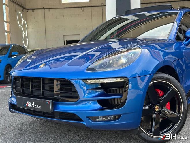 Porsche Macan TURBO / 3.6L 400cv / PDK / FULL OPTIONS  Bleu de 2015