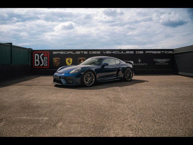 Porsche 718 Cayman GT4 4.0l - 420ch Bleu Gentiane de 2019