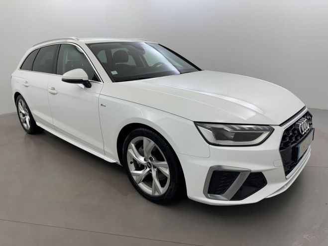 Audi A4 AVANT 40 TDI 204 Pack S line S tronic 7 Blanc de 2021