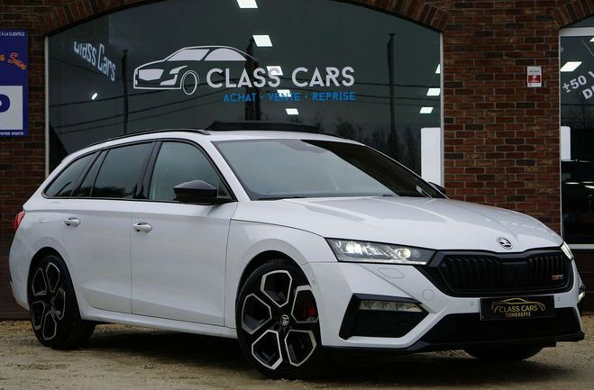 Skoda Octavia SW RS 2.0 TFSI 245CV COCKPIT DSG PANO CA Blanc M�tallis� de 