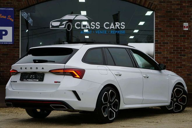 Skoda Octavia SW RS 2.0 TFSI 245CV COCKPIT DSG PANO CA Blanc M�tallis� de 