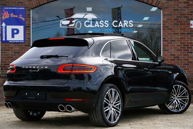 Porsche Macan S 3.0 V6 Bi-Turbo CHRONO PDK 1er MAIN BE Noir M�tallis� de 