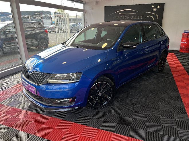 Skoda Rapid Spaceback 1.0 TSI 110 ch BVM6 Monte-Carl Bleu de 2017