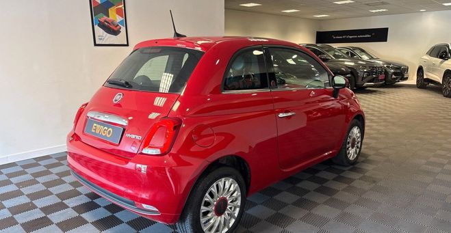 Fiat 500 1.0 70 bsg mhev hybrid red club start-st Rouge de 2022