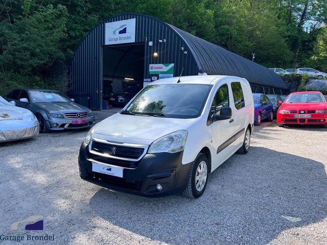 Peugeot Partner Long L2 1.6 HDi 100cv 5 places 2�me main Blanc de 2017