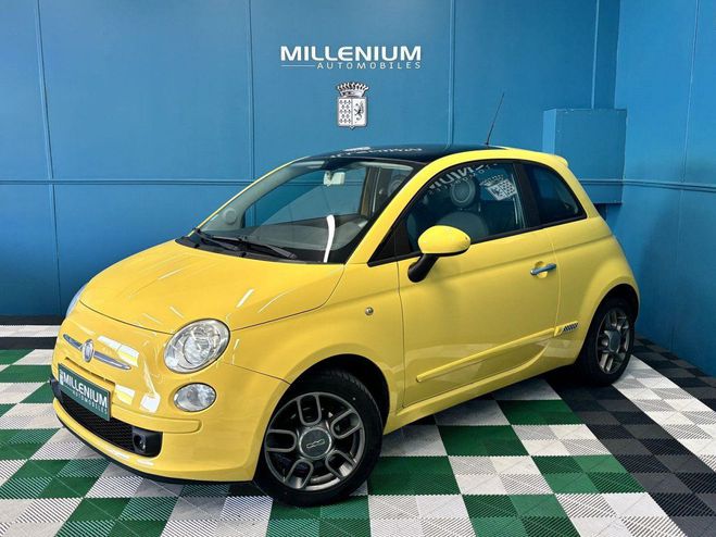 Fiat 500 1.2 8V 69CH S&S SPORT Jaune de 2009