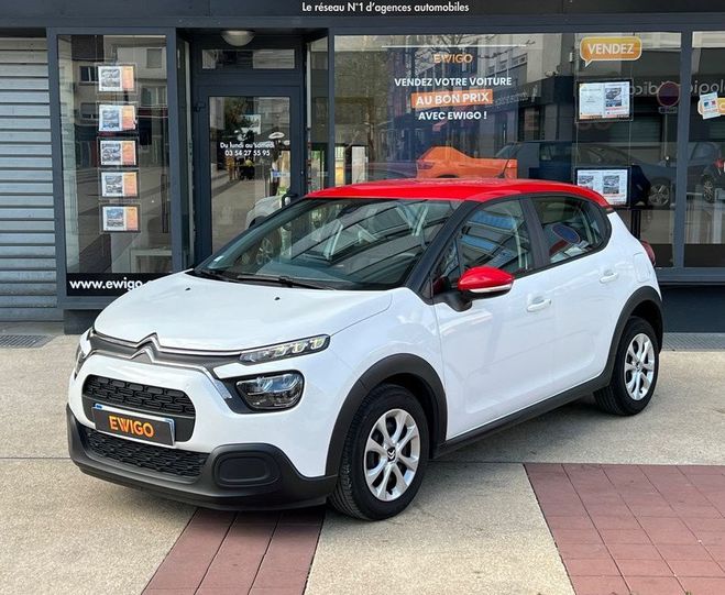 Citroen C3 1.2 puretech 82ch feel 1�re main entreti Blanc de 2020