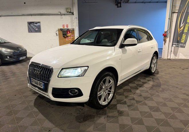 Audi Q5 3.0 245 tdi s line Blanc de 2013