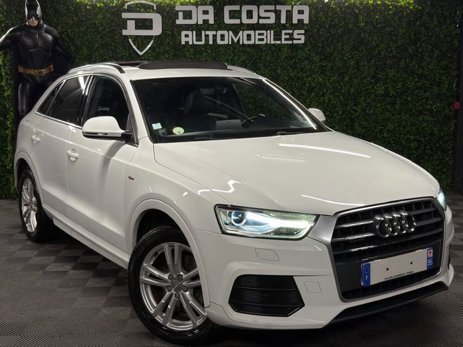Audi Q3 PHASE 2 S-LINE QUATTRO TDI 150 Cv 1ERE M Blanc de 2015