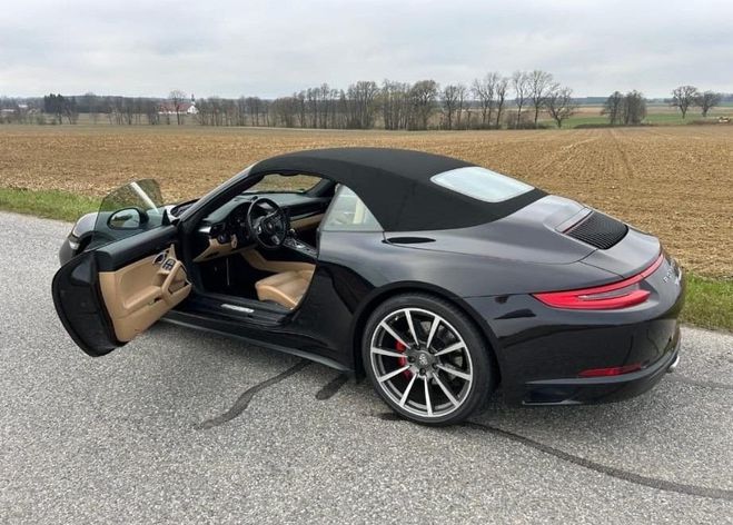 Porsche 911 Cabriolet 3.0 420ch S PDK Noir de 2016