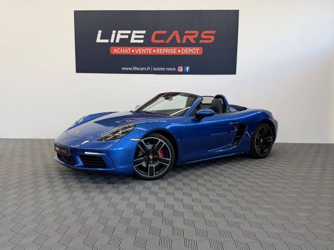 Porsche 718 Boxster 2.5 350ch S PDK 2016 bleu saphir BLEU de 2016