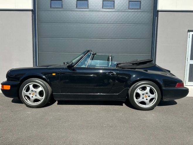 Porsche 911 964 Carrera 2 Cabriolet 3600cc 250cv boi Noir de 1990