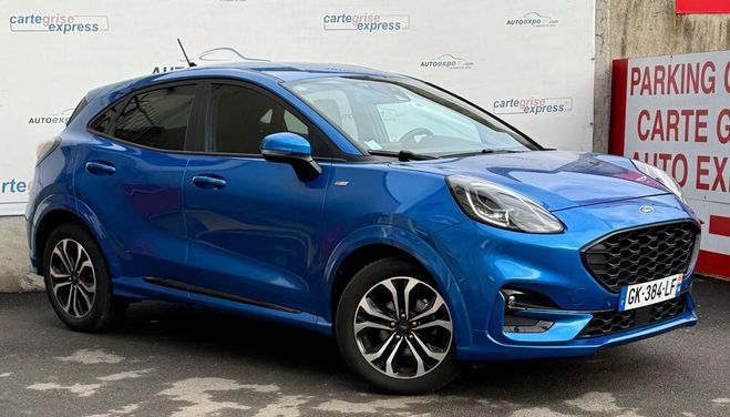 Ford Puma 1.0 FLEXIFUEL 125CH S&S MHEV ST-LINE DES BLEU FONCE de 2022