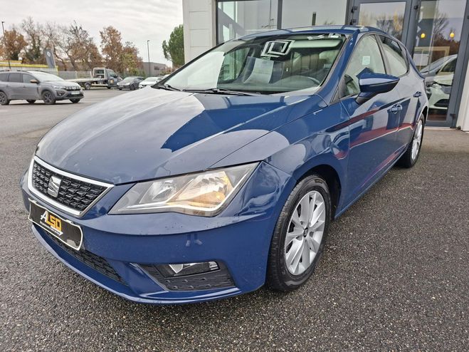 Seat Leon 1.6 115  BERLINE BLEU de 2017