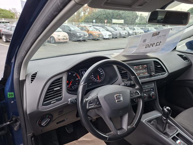 Seat Leon 1.6 115  BERLINE BLEU de 2017