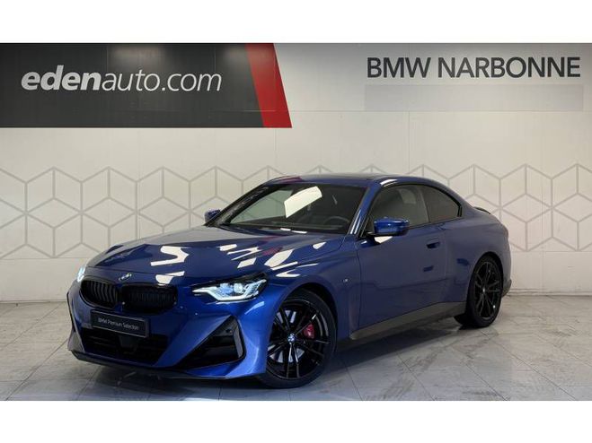 BMW Serie 2 Coupe 218i 156 ch BVA8 M Sport bleu de 2023
