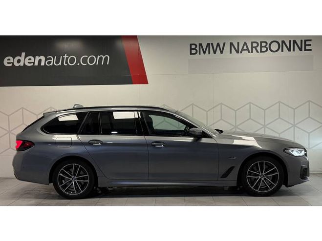 BMW Serie 5 Touring 530e TwinPower Turbo 292 ch BVA8 gris de 2023