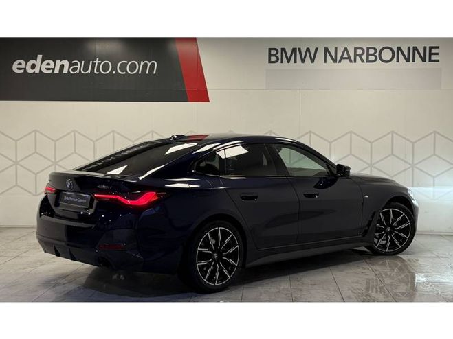 BMW Serie 4 420d xDrive 190 ch BVA8 M Sport bleu de 2022