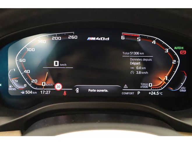 BMW X4 M40d 340 ch BVA8 beige de 2021