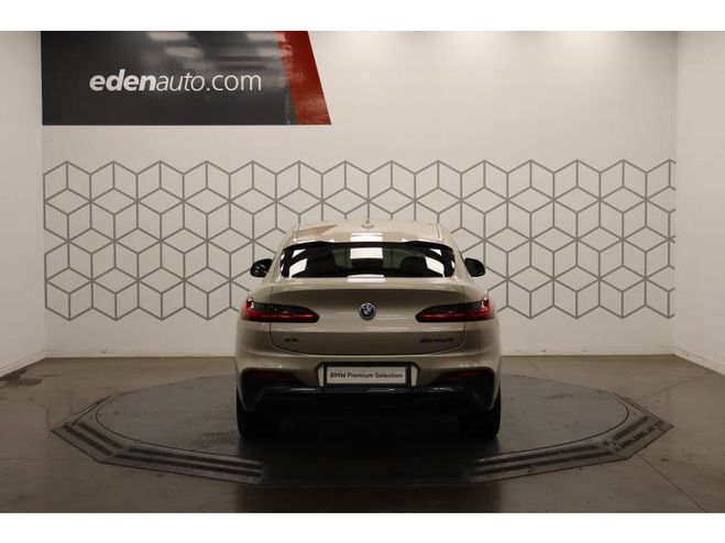 BMW X4 M40d 340 ch BVA8 beige de 2021