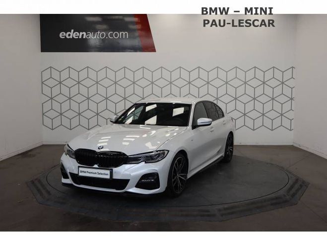 BMW Serie 3 320d 190 ch BVA8 M Sport blanc de 2019