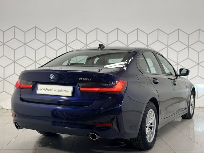 BMW Serie 3 318d 150 ch BVA8 Business Design bleu de 2019