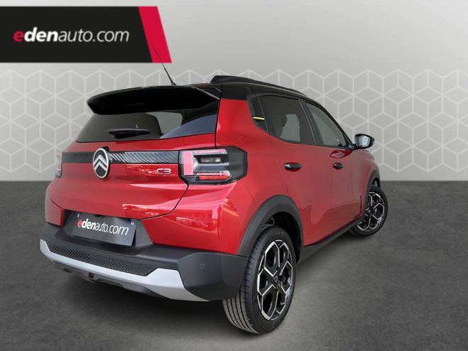 Citroen C3 Turbo 100 ch BVM6 Max rouge de 2024
