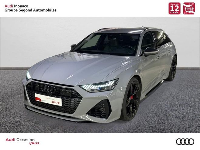 Audi RS6 Avant 4.0 V8 TFSI 600ch quattro tiptroni Gris de 2022