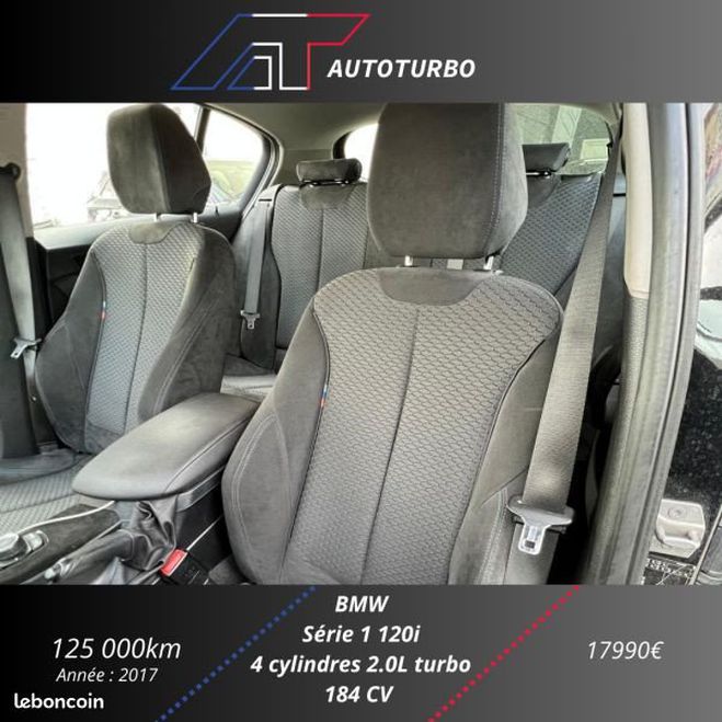 BMW Serie 1 (F21-F20) 120I 184CH M SPORT 5P Noir de 2017