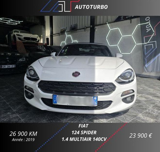 Fiat 124 Spider 1.4 MULTIAIR 140CH Blanc de 2019