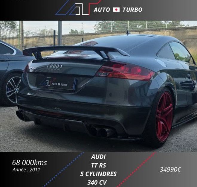 Audi TT RS 2.5 TFSI 340CH QUATTRO S TRONIC 7 Gris de 2011