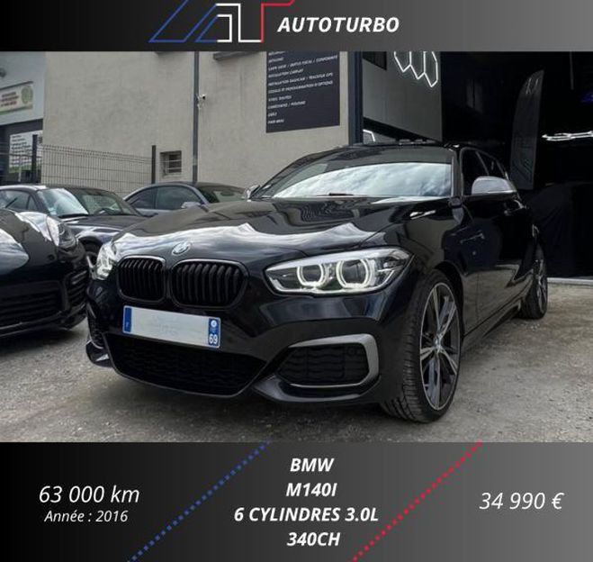 BMW Serie 1 (F21-F20) M140IA XDRIVE 340CH 5P Noir de 2016