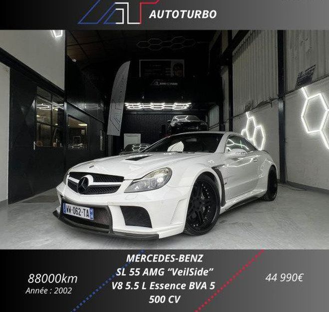 Mercedes Classe SL Classe 55 ROADSTER AMG BA Blanc de 2002