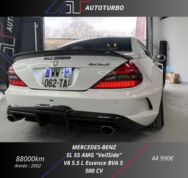 Mercedes Classe SL Classe 55 ROADSTER AMG BA Blanc de 2002