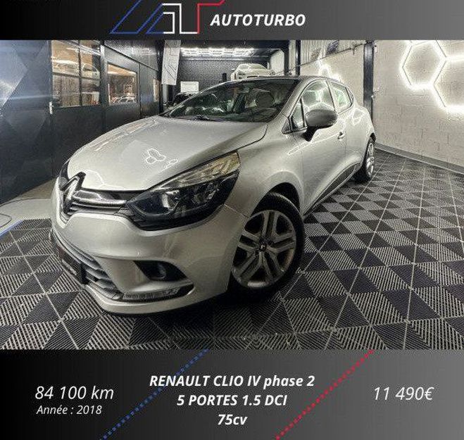 Renault Clio IV 1.5 DCI 75CH ENERGY BUSINESS 5P EURO6 Gris de 2018