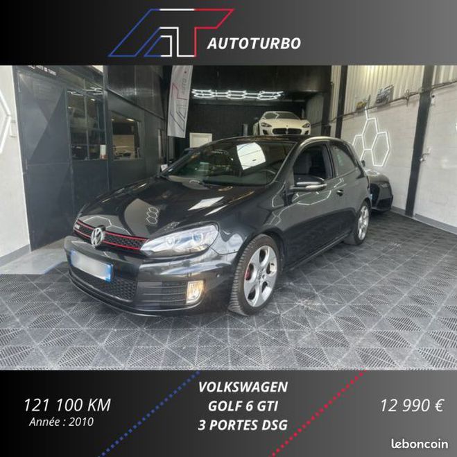 Volkswagen Golf VI 2.0 TSI 210CH GTI 3P Noir de 2010