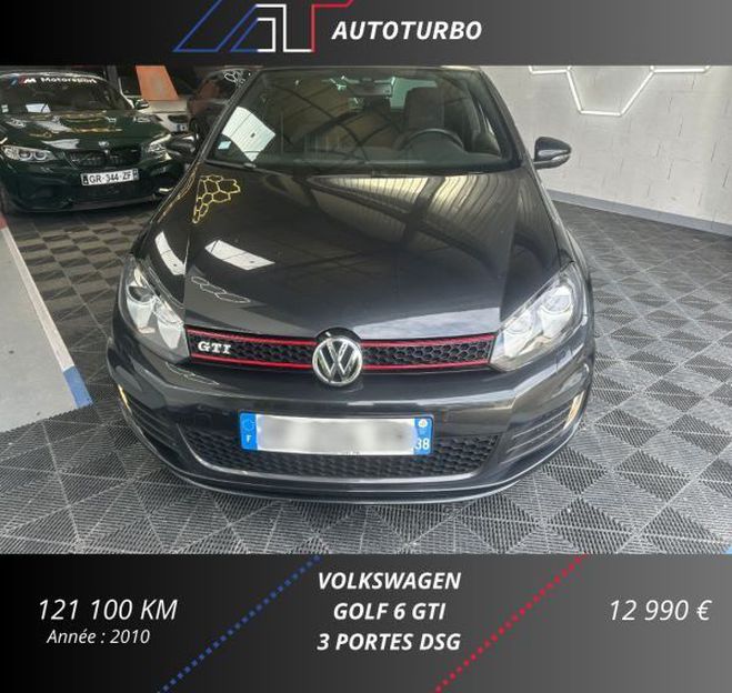 Volkswagen Golf VI 2.0 TSI 210CH GTI 3P Noir de 2010