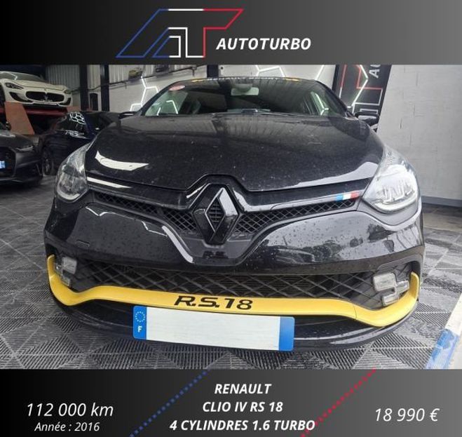 Renault Clio RS IV TROPHY Noir de 2016