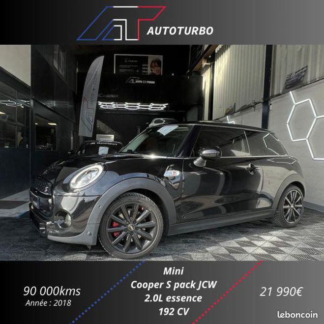 Mini One COOPER S 192CH BVA Noir de 2018