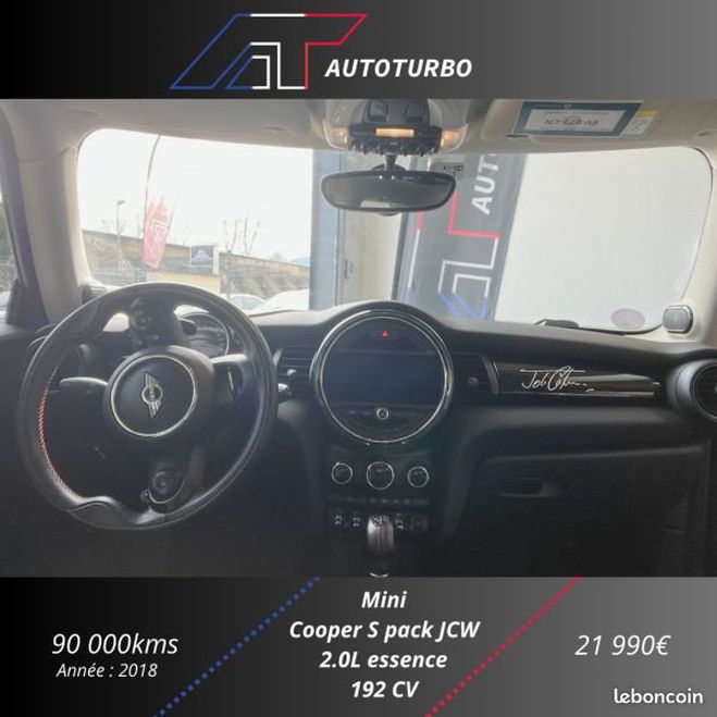 Mini One COOPER S 192CH BVA Noir de 2018