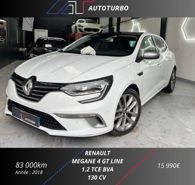 Renault Megane IV 1.2 TCE 130CH ENERGY LIMITED EDC Blanc de 2018