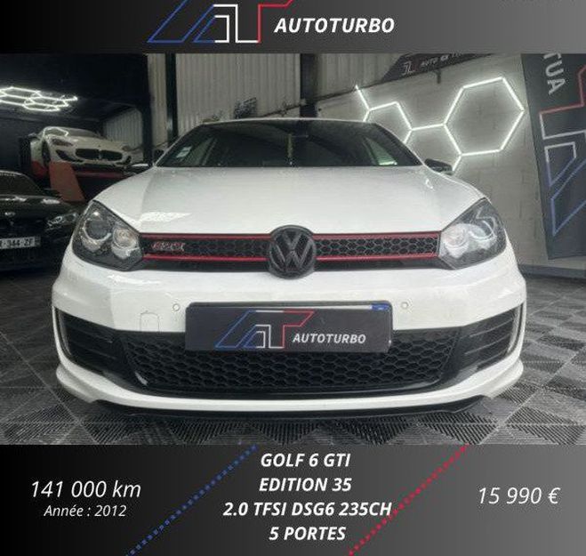Volkswagen Golf VI 2.0 TSI 235CH GTI EDITION 35 DSG6 5P Blanc de 2012