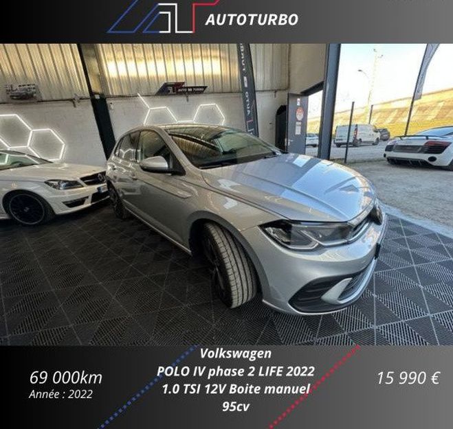 Volkswagen Polo 1.0 TSI 95CH LIFE Gris de 2022