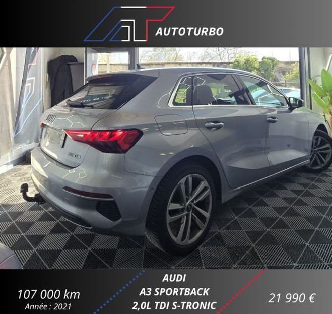 Audi A3 Sportback 35 TDI 150CH BUSINESS LINE S T Gris de 2021