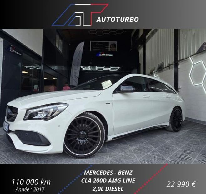 Mercedes Classe CLA ng Brake 200 D WHITEART EDITION 7G-DCT Blanc de 2017