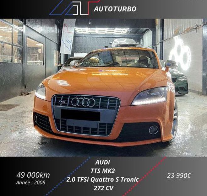 Audi TT S 2.0 TFSI 272CH QUATTRO S TRONIC 6 Orange de 2008