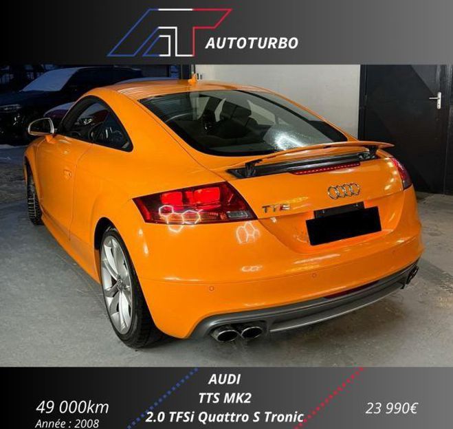 Audi TT S 2.0 TFSI 272CH QUATTRO S TRONIC 6 Orange de 2008